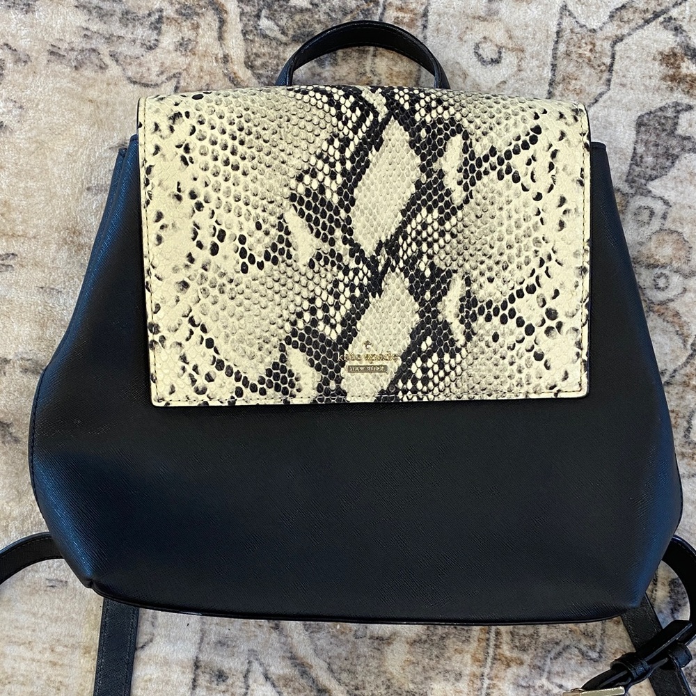 Kate Spade Snake Print Backpack
